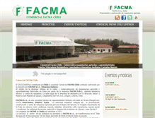 Tablet Screenshot of comercialfacma.cl